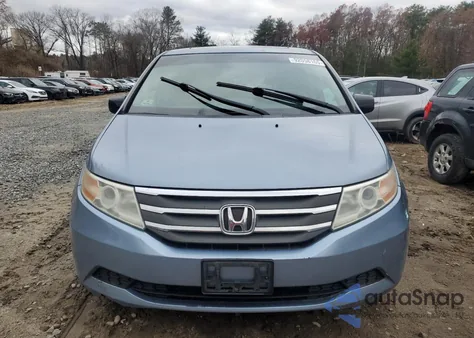 2012 Honda Odyssey Exl из США, поврежденный, VIN 5FNRL5H63CB060185